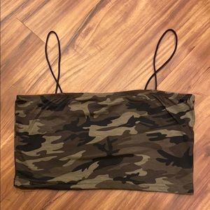 Camo Crop Top